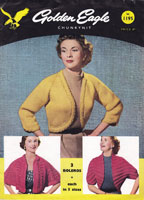 Vintage knitting pattern ladies bolero and shrug