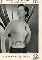 Vintage Ladies knitting patterns from the Retro Knitting Company